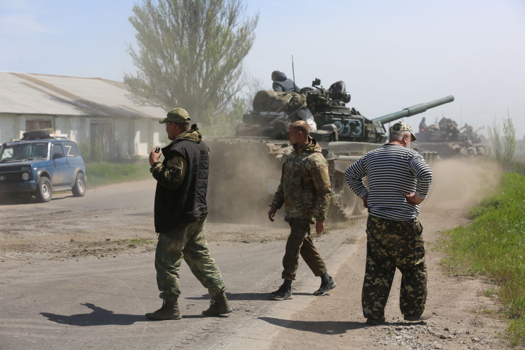 Pro-Russian fighters in Ukraine