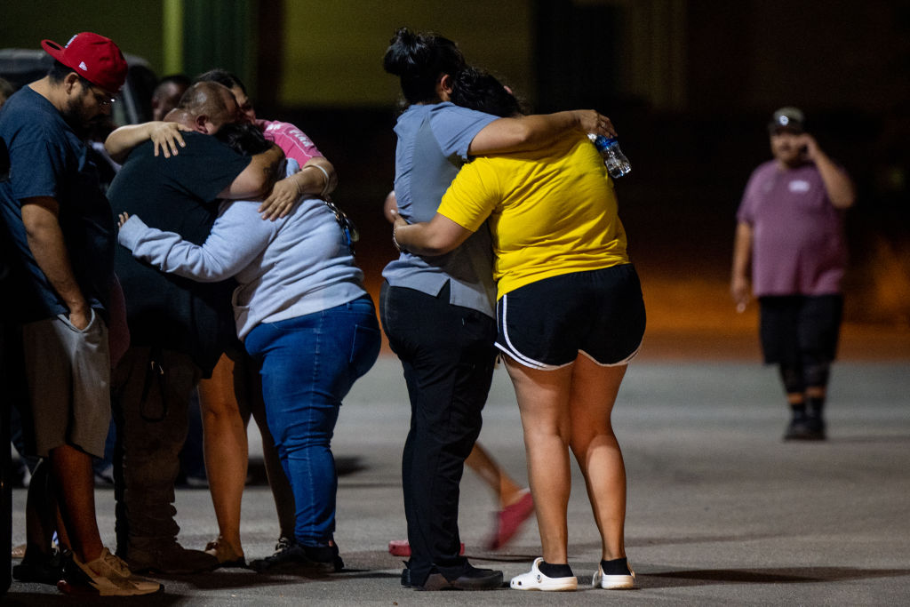 Mourners of school shooting in Uvalde, Texas
