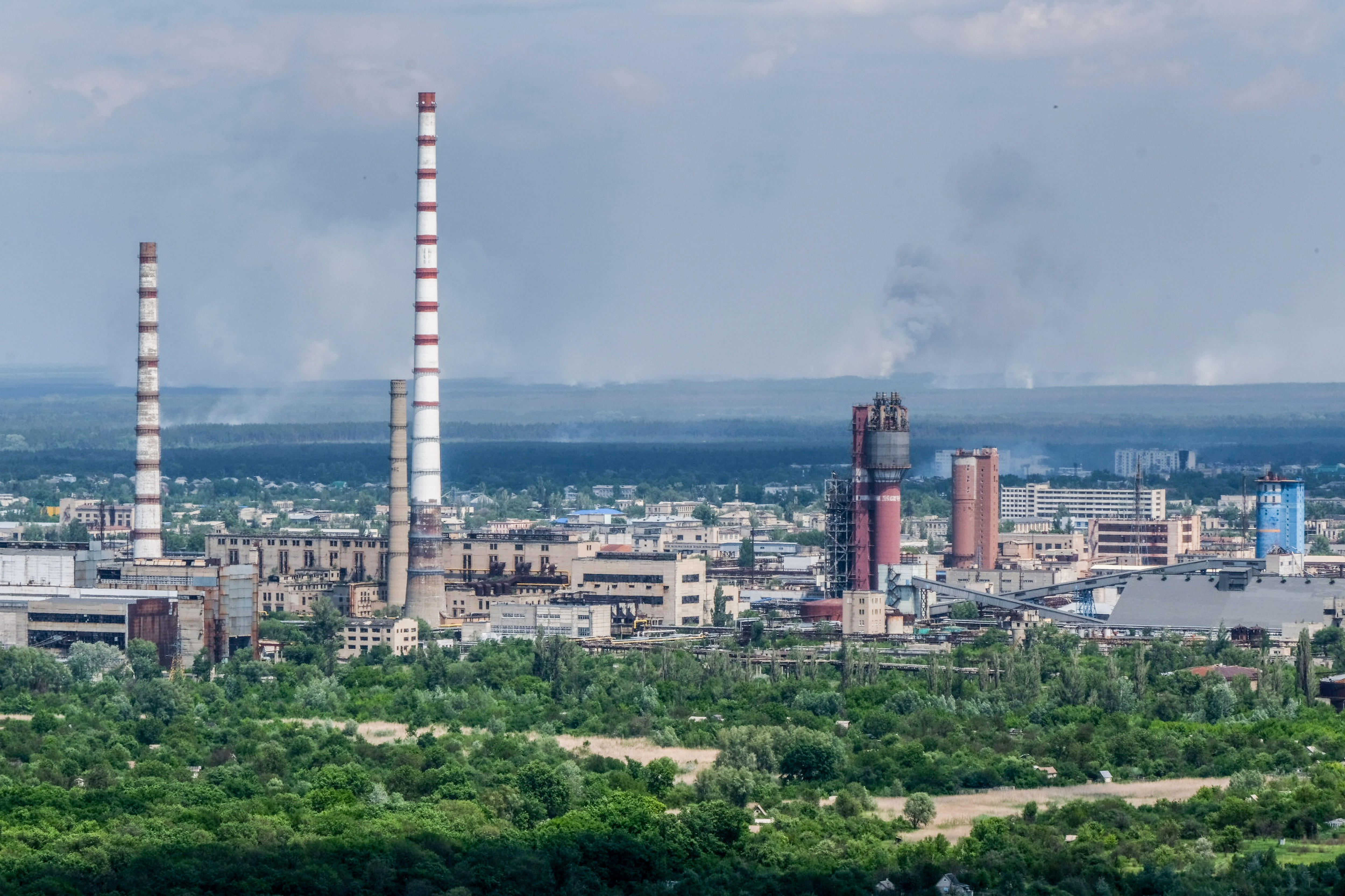 A view of Severodonetsk, Ukraine