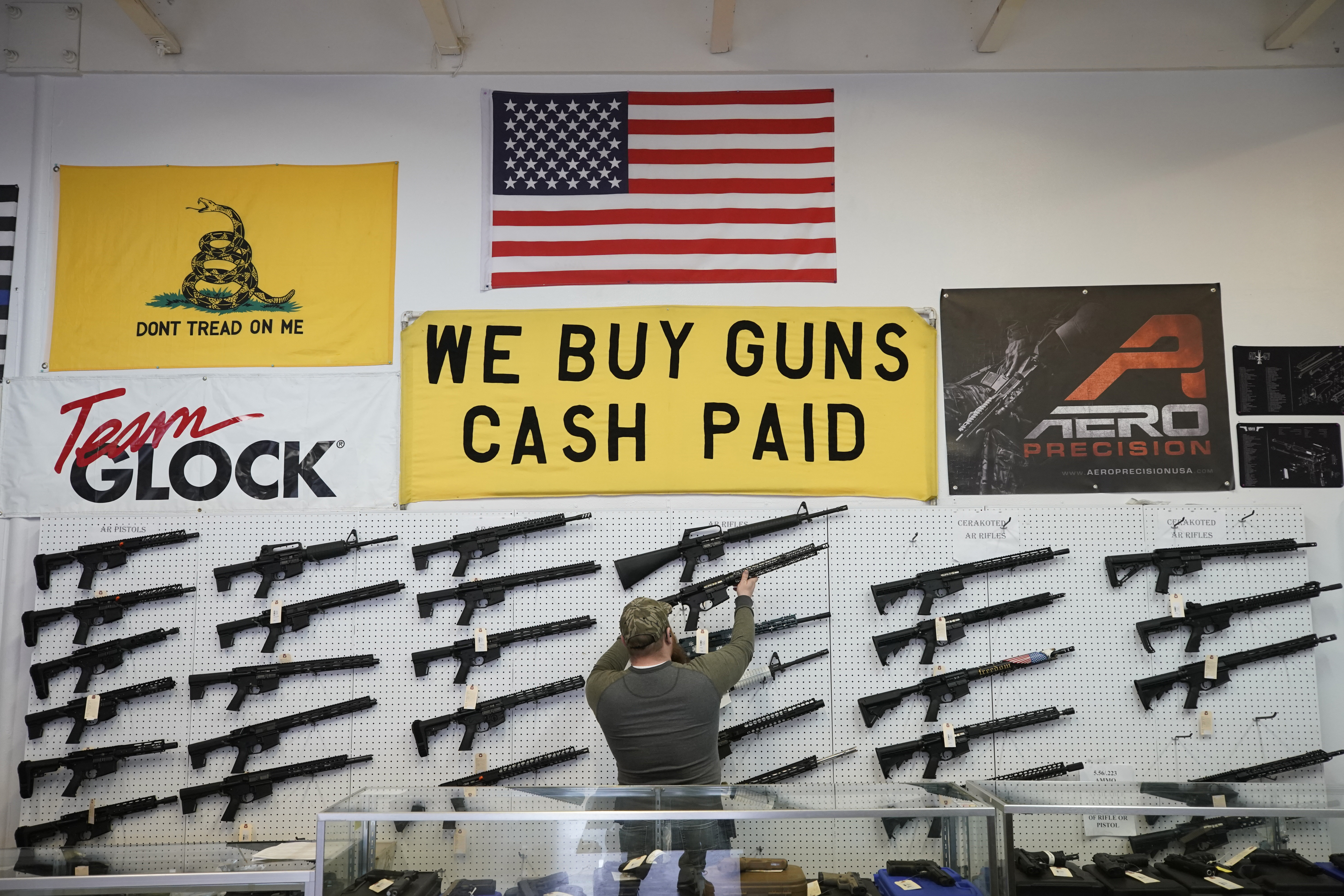 A gun shop.