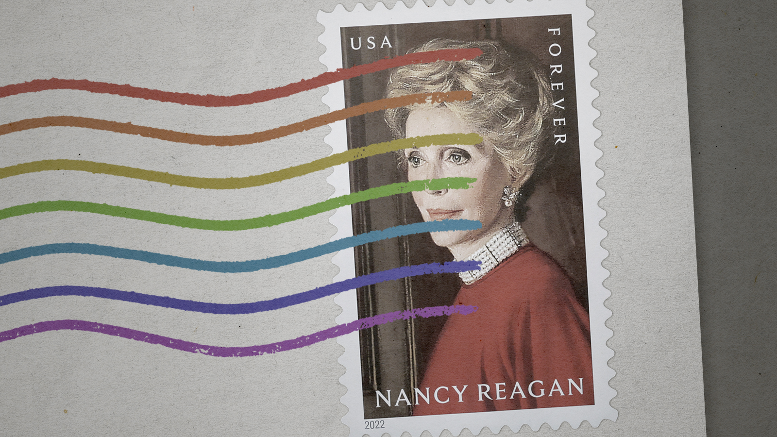 The Nancy Reagan stamp.
