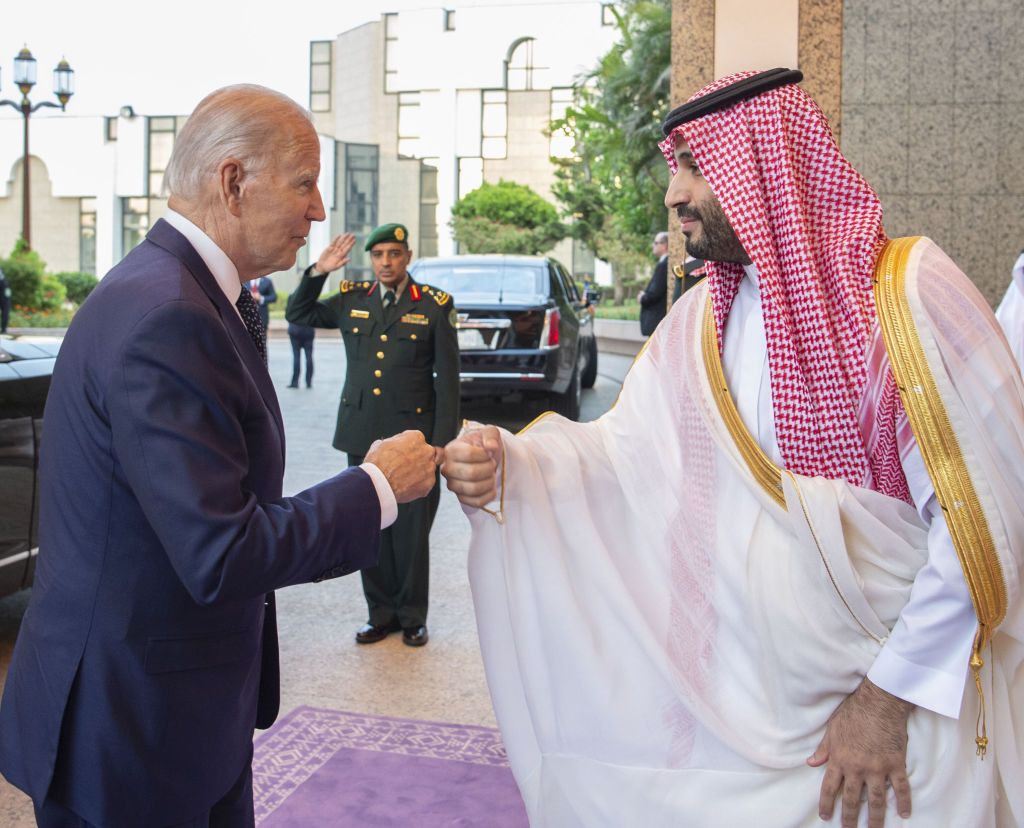 President Biden and Saudi Arabian Crown Prince Mohammed bin Salman