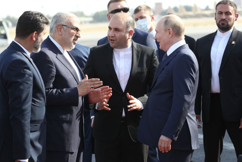 Vladimir Putin and Javad Owji