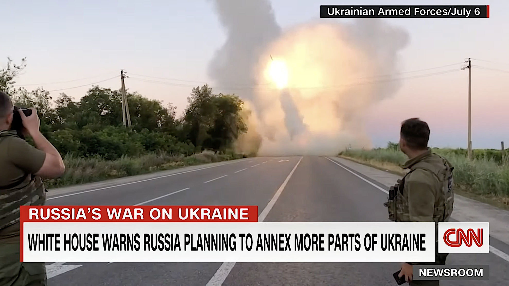 Ukrainian forces fire HIMARS rockets