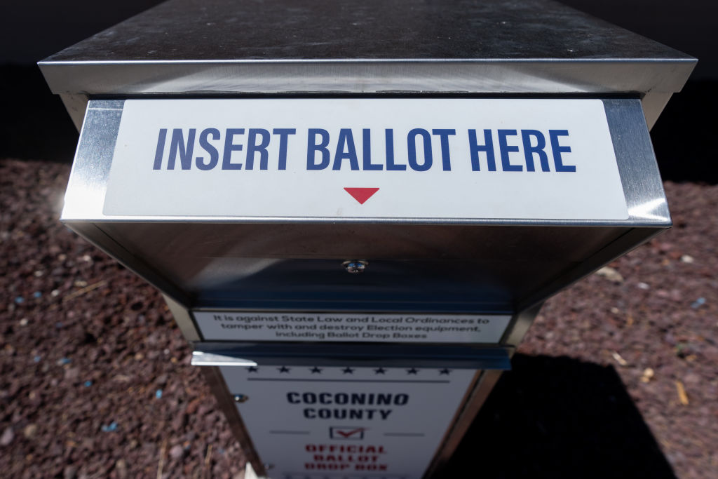 Arizona ballot drop box.