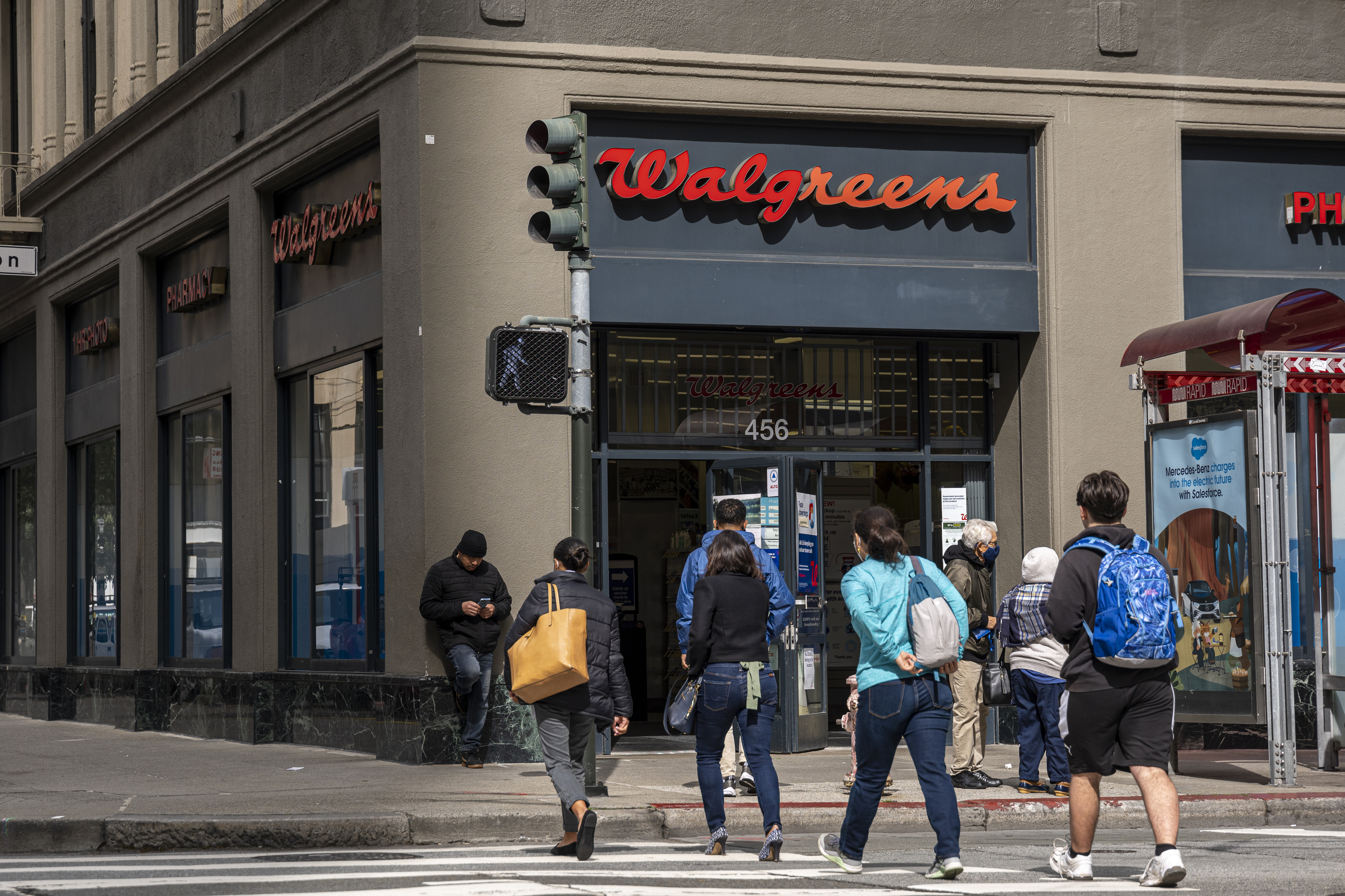 A Walgreens store in San Francisco