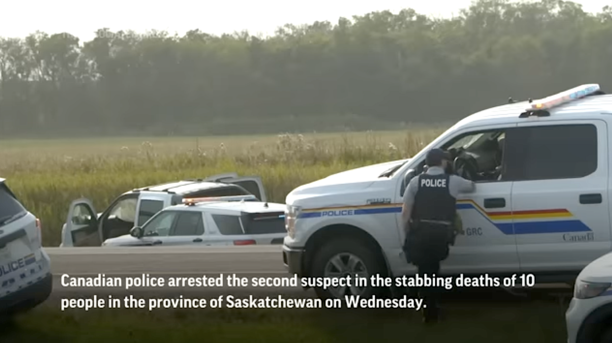 Canadian stabbing suspect captured