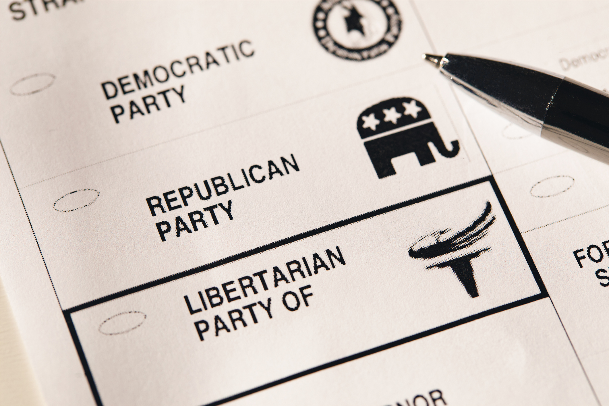 close up of ballot photo