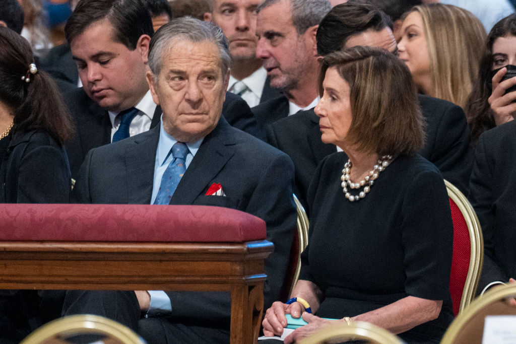 Paul Pelosi and Nancy Pelosi.