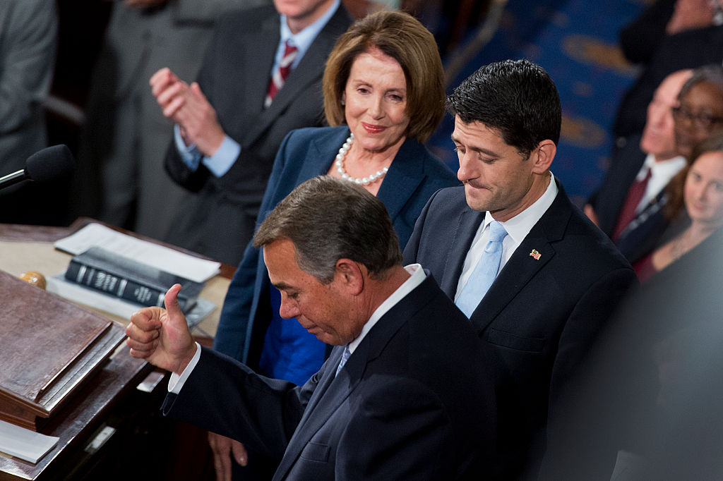 Nancy Pelosi, John Boehner, Paul Ryan