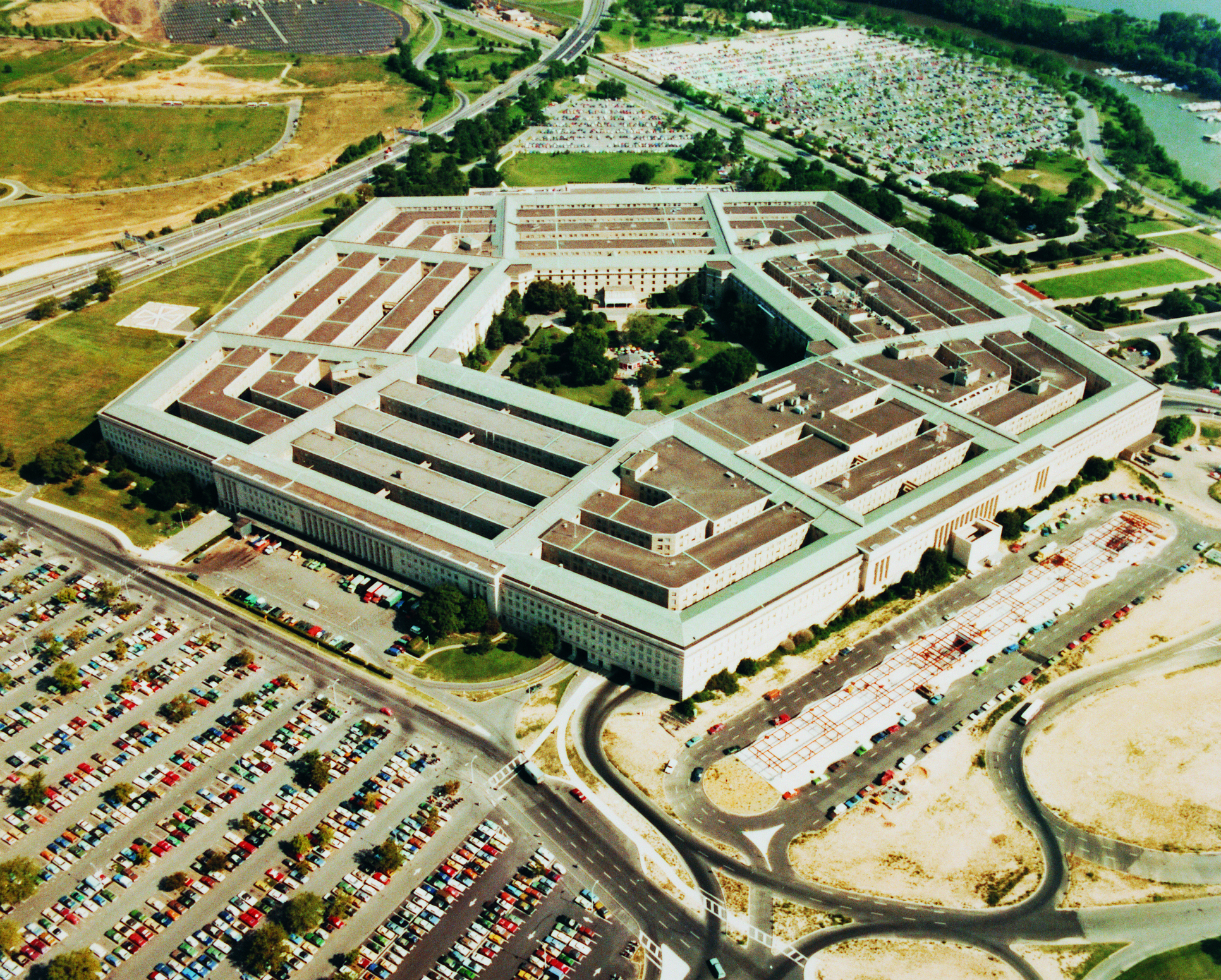 U.S. pentagon aerial photo