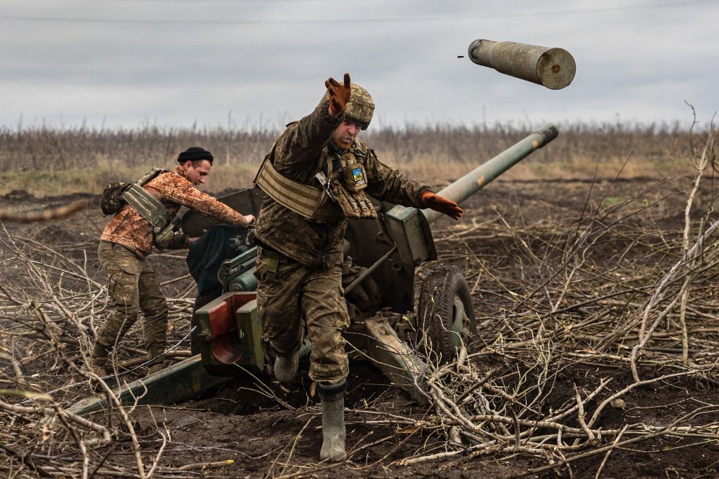 Ukrainian artillery