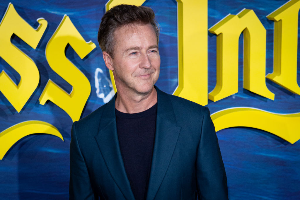Edward Norton at the Glass Onion premiere in Spain