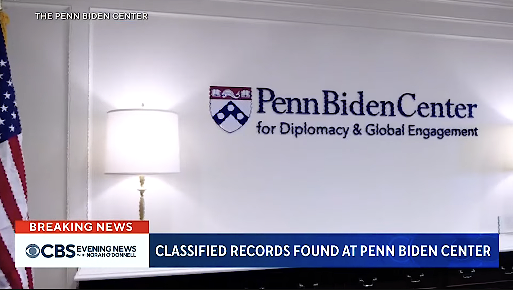 Classified documents found at Penn Biden Center