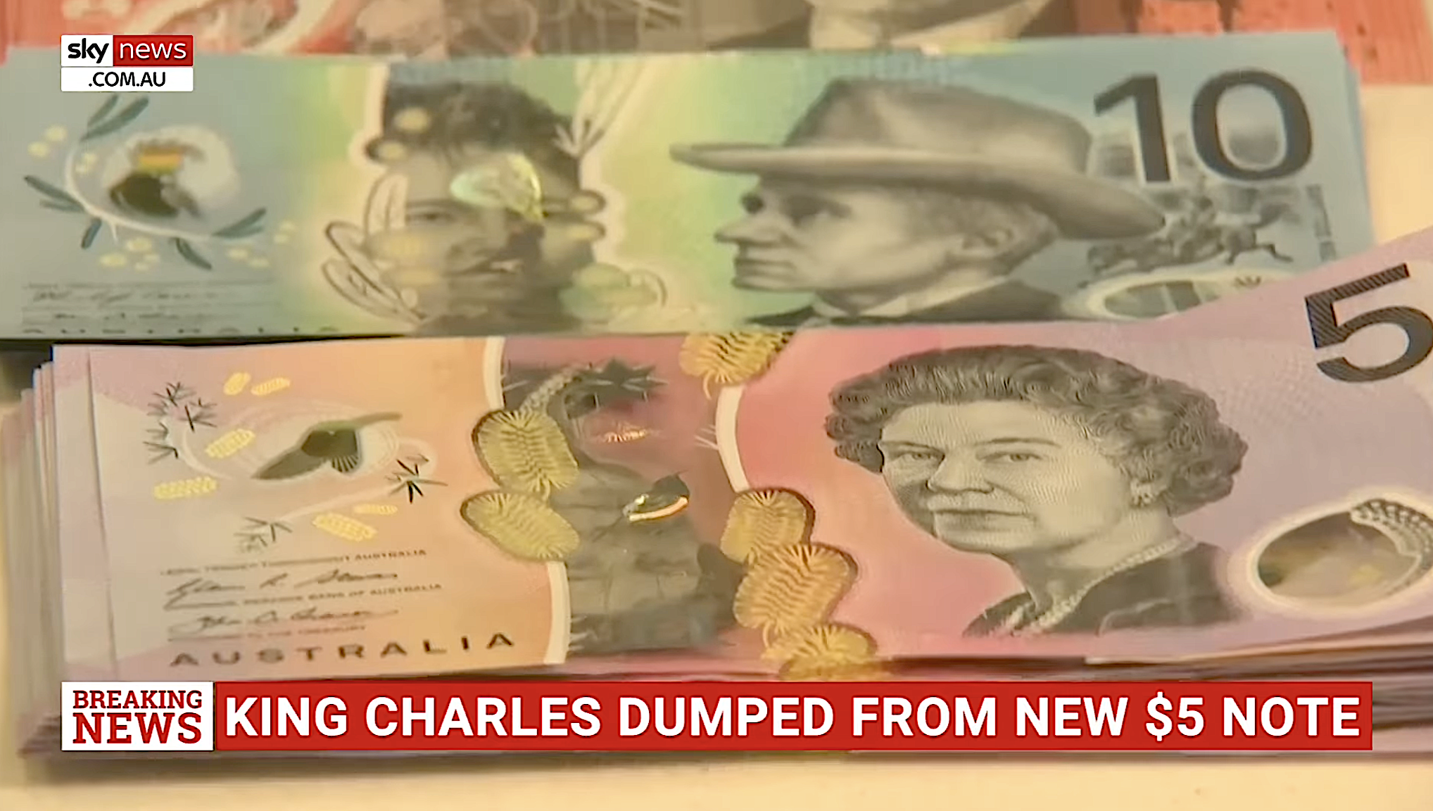 Australian dollars won&#039;t feature King Charles III