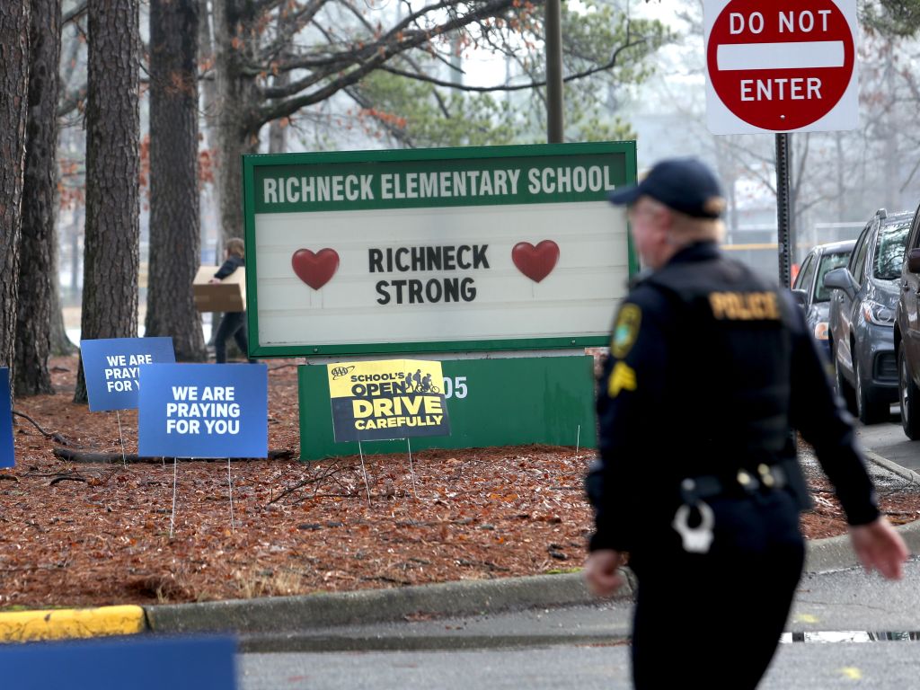 Richneck Elementary School in Newport News, Virginia.
