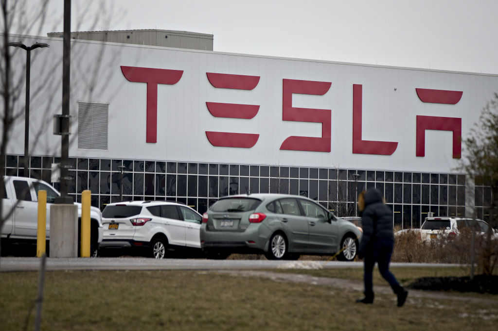 Tesla factory in Buffalo, New York. 