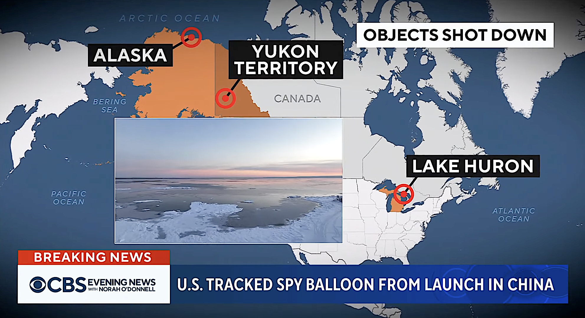 3 objects shot down over U.S., Canada