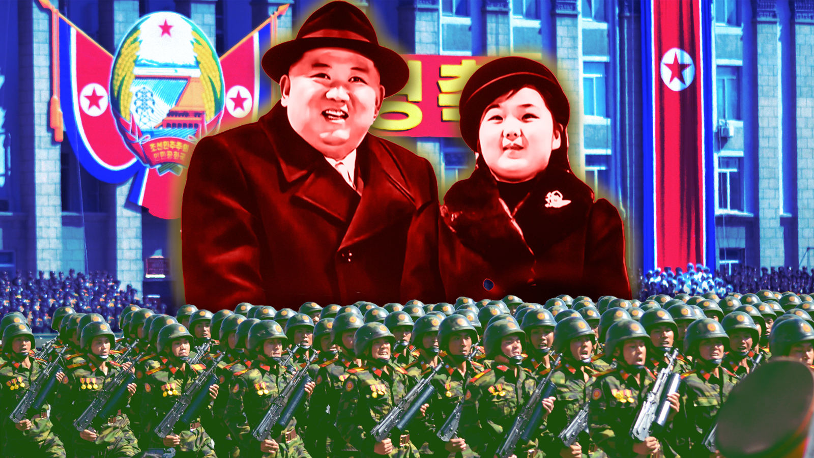 Kim Jong-Un and Kim Ju-ae.