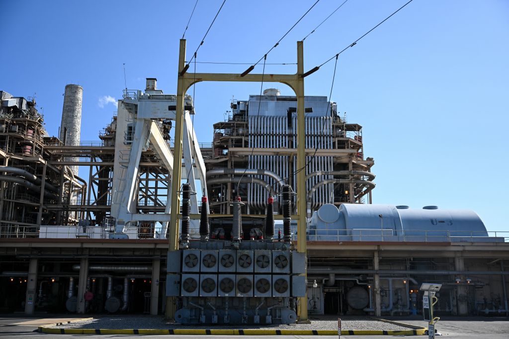 A natural gas-fired electric power generating unit.