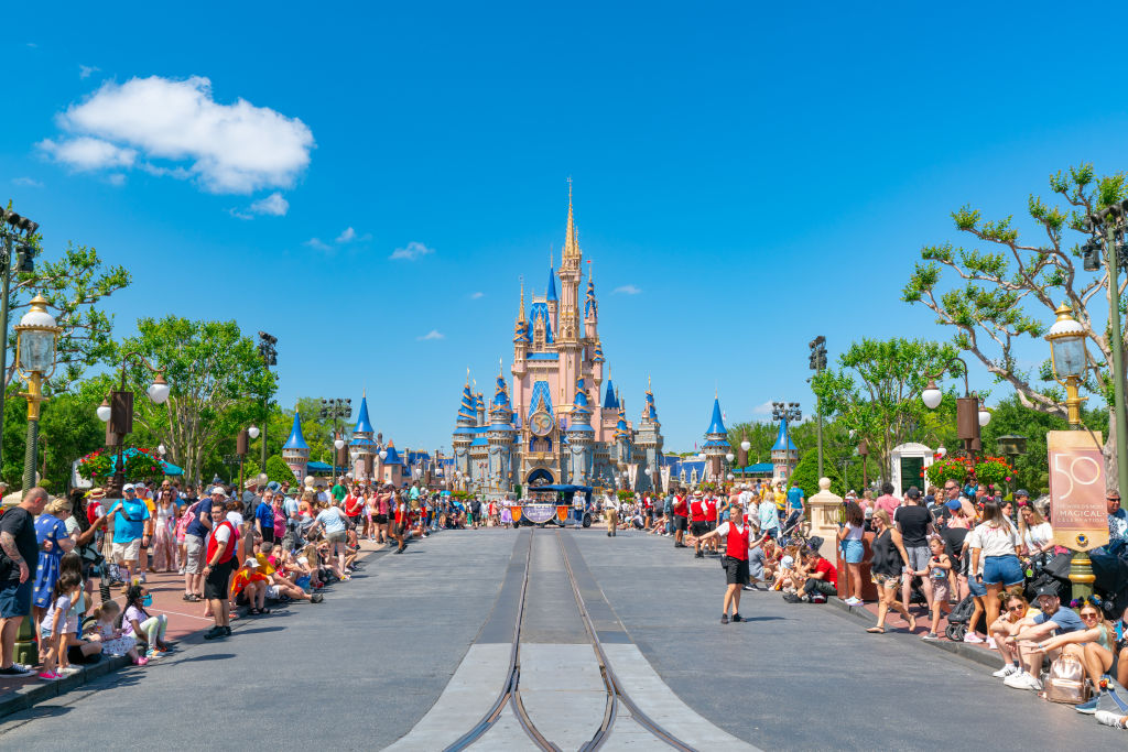 Cinderella&#039;s castle at Walt Disney World.