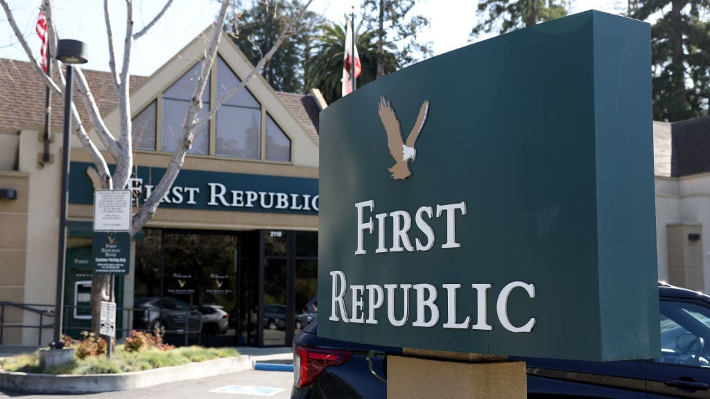 A First Republic Bank branch in Oakland, California.