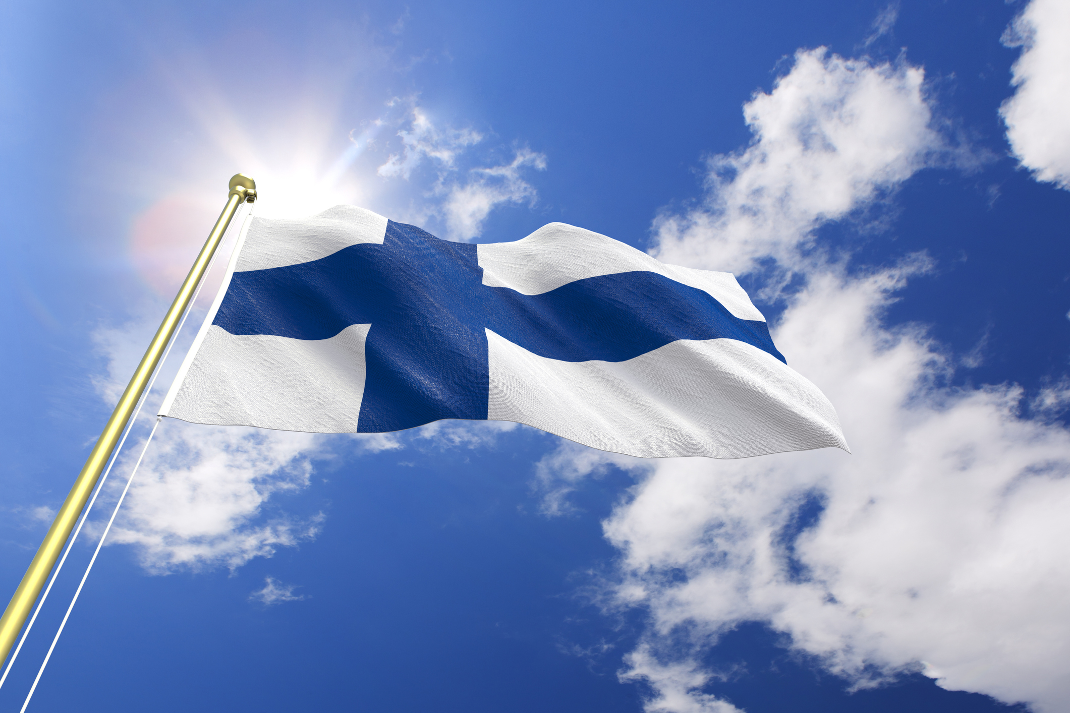 flag of Finland 