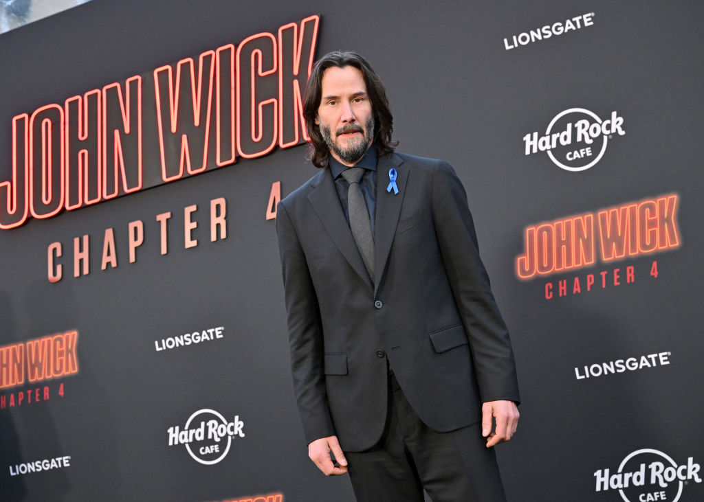 Keanu Reeves at the John Wick: Chapter 4 premiere