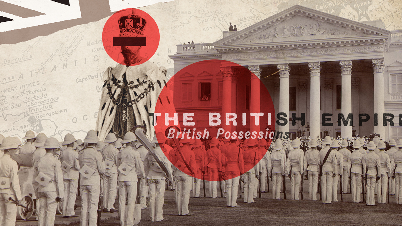 British Empire soldiers and royalty