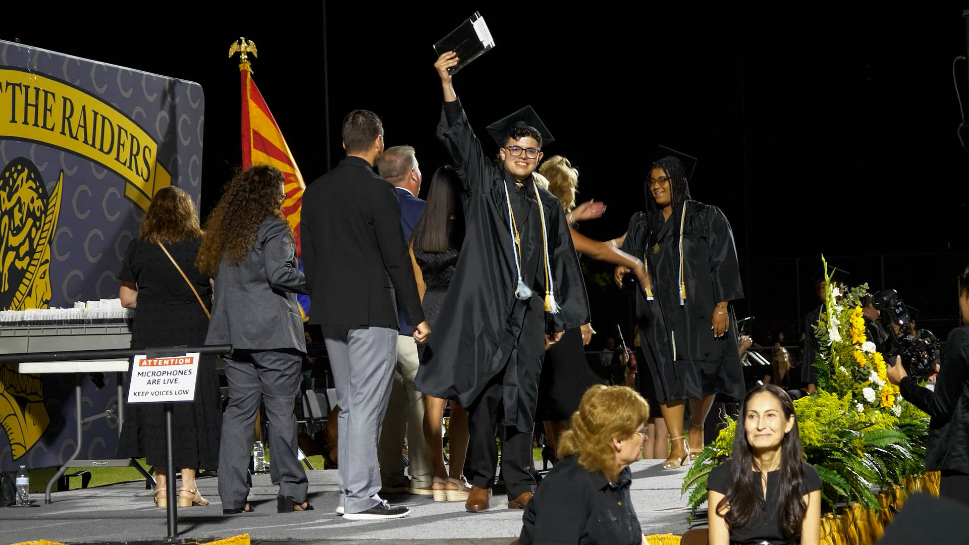 Rodrigo Guizar Jr. receives his high school diploma