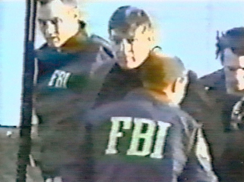 U.S. spy Robert Hanssen being arrested in 2001. 