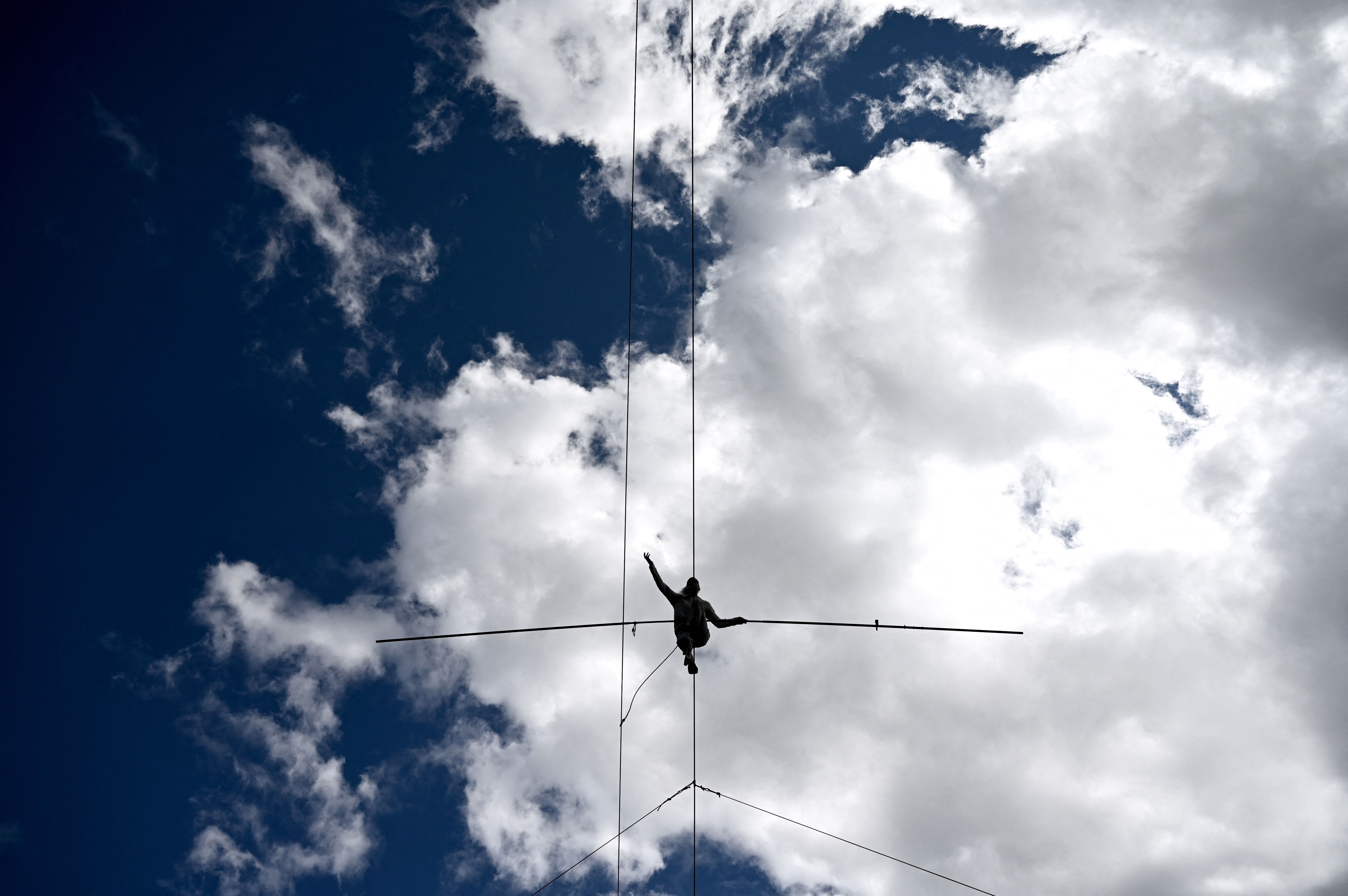 A tightrope walker.