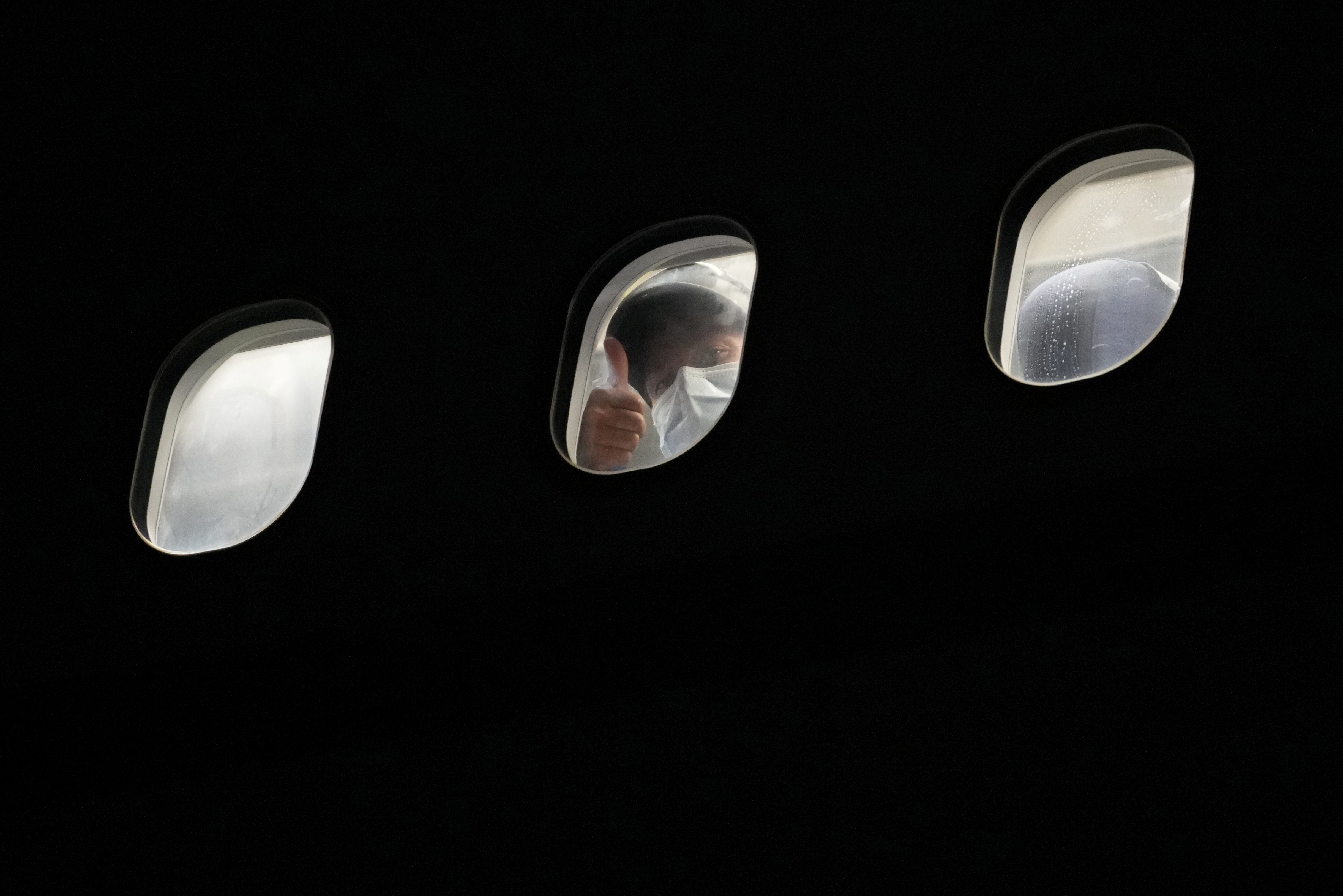 A plane passenger.