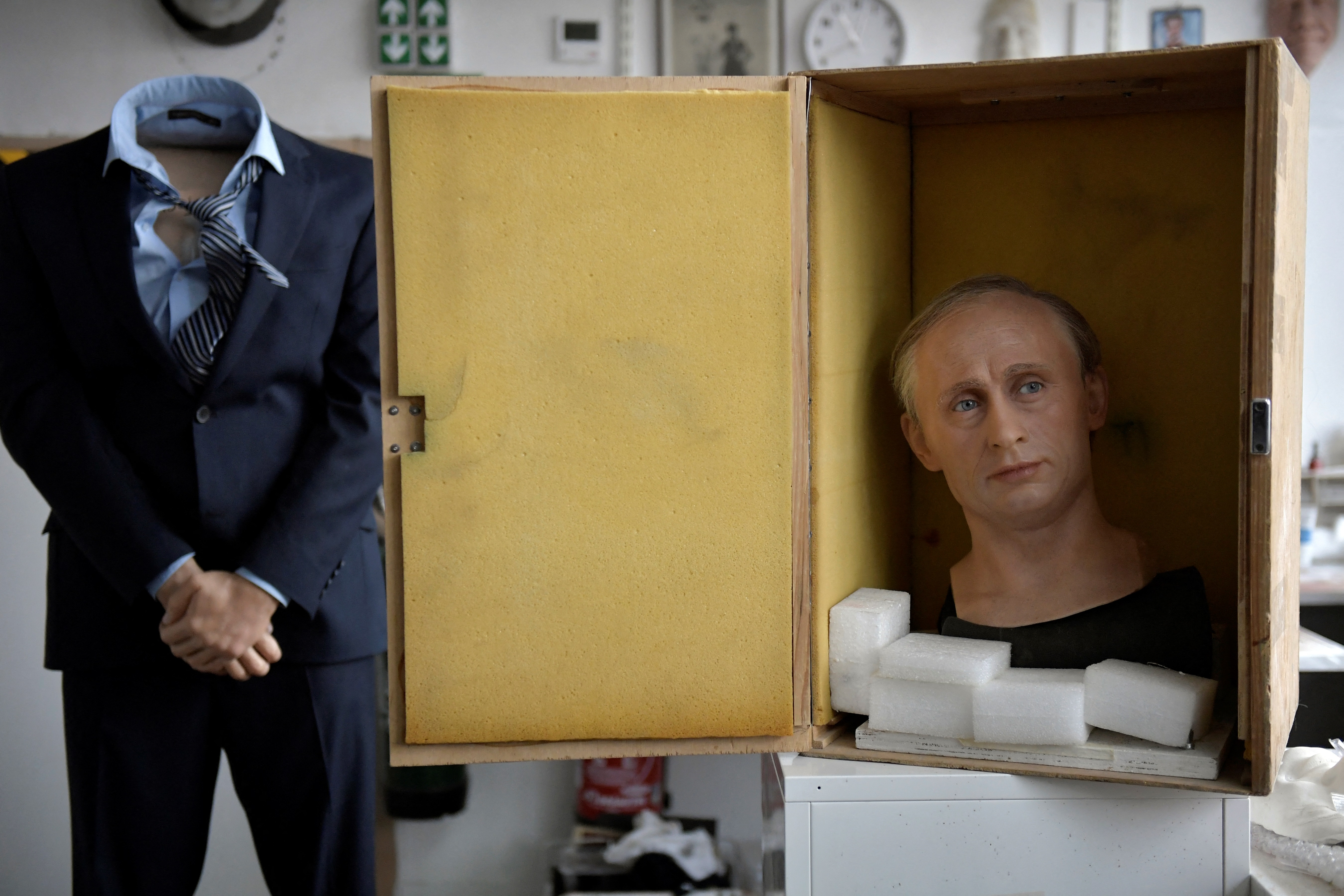 A wax Putin.