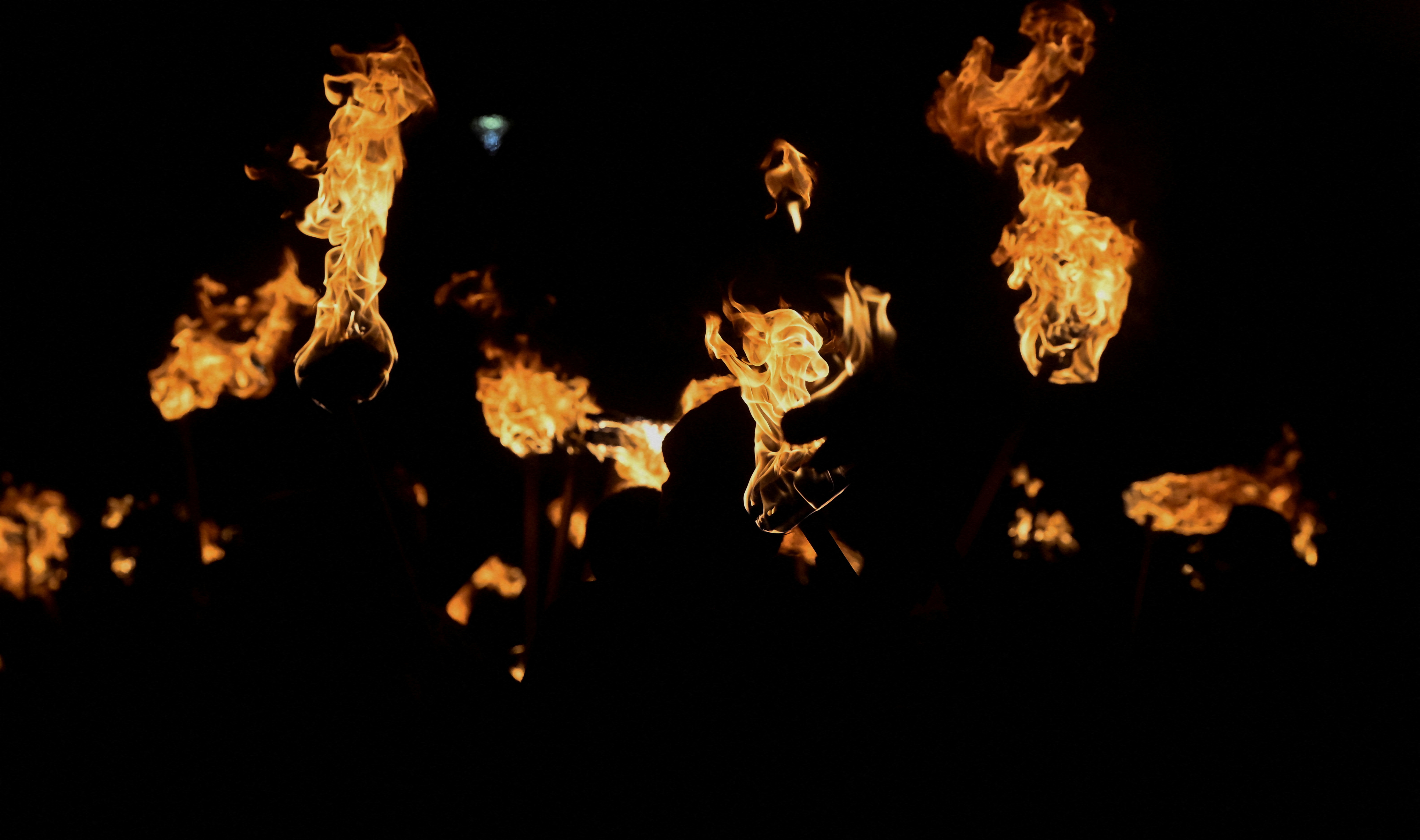 A bonfire festival.