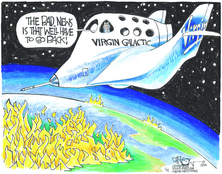 7 richly funny cartoons about billionaires in space | The Week
