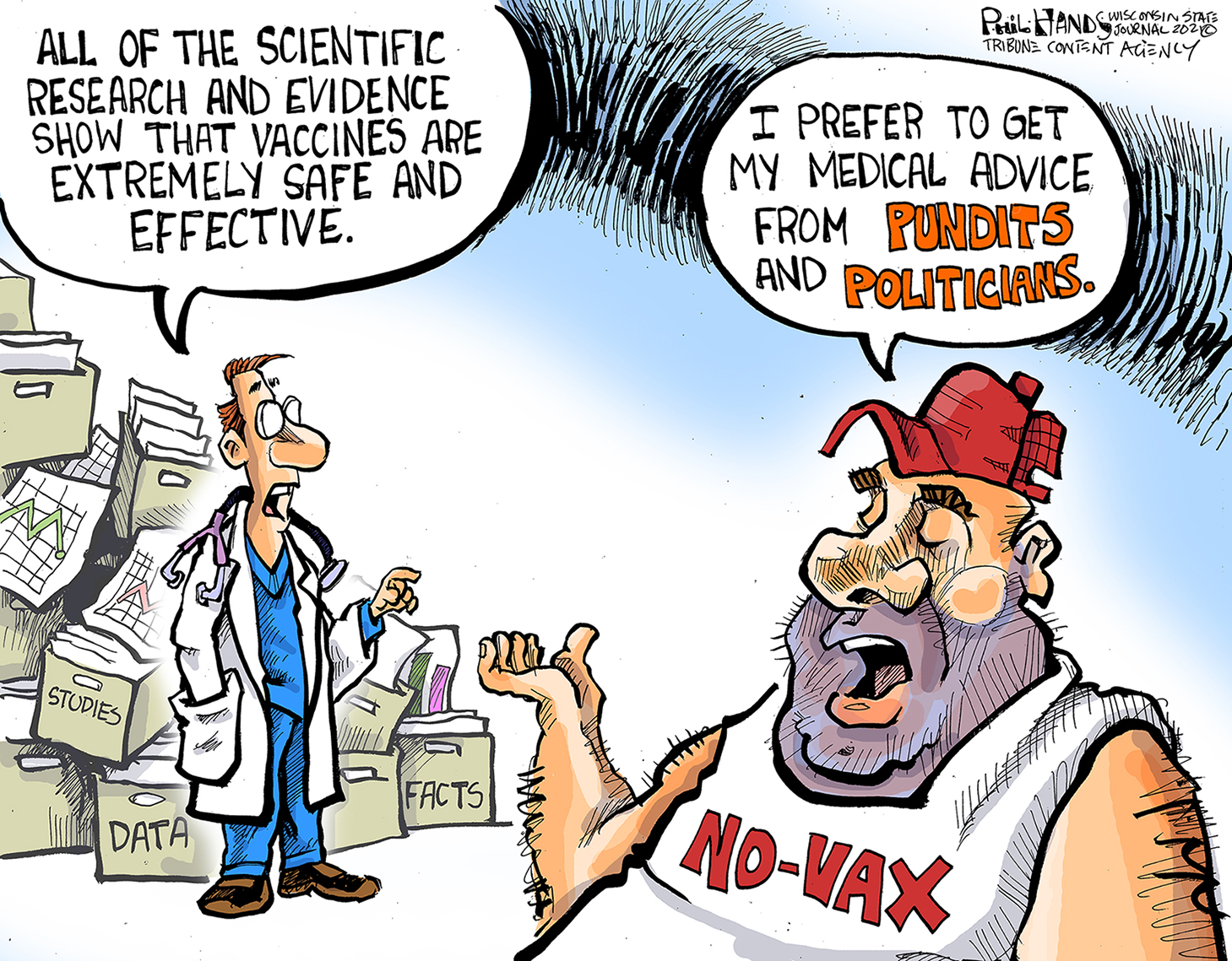 7 painfully funny cartoons about America's endless vaccine fights | The Week