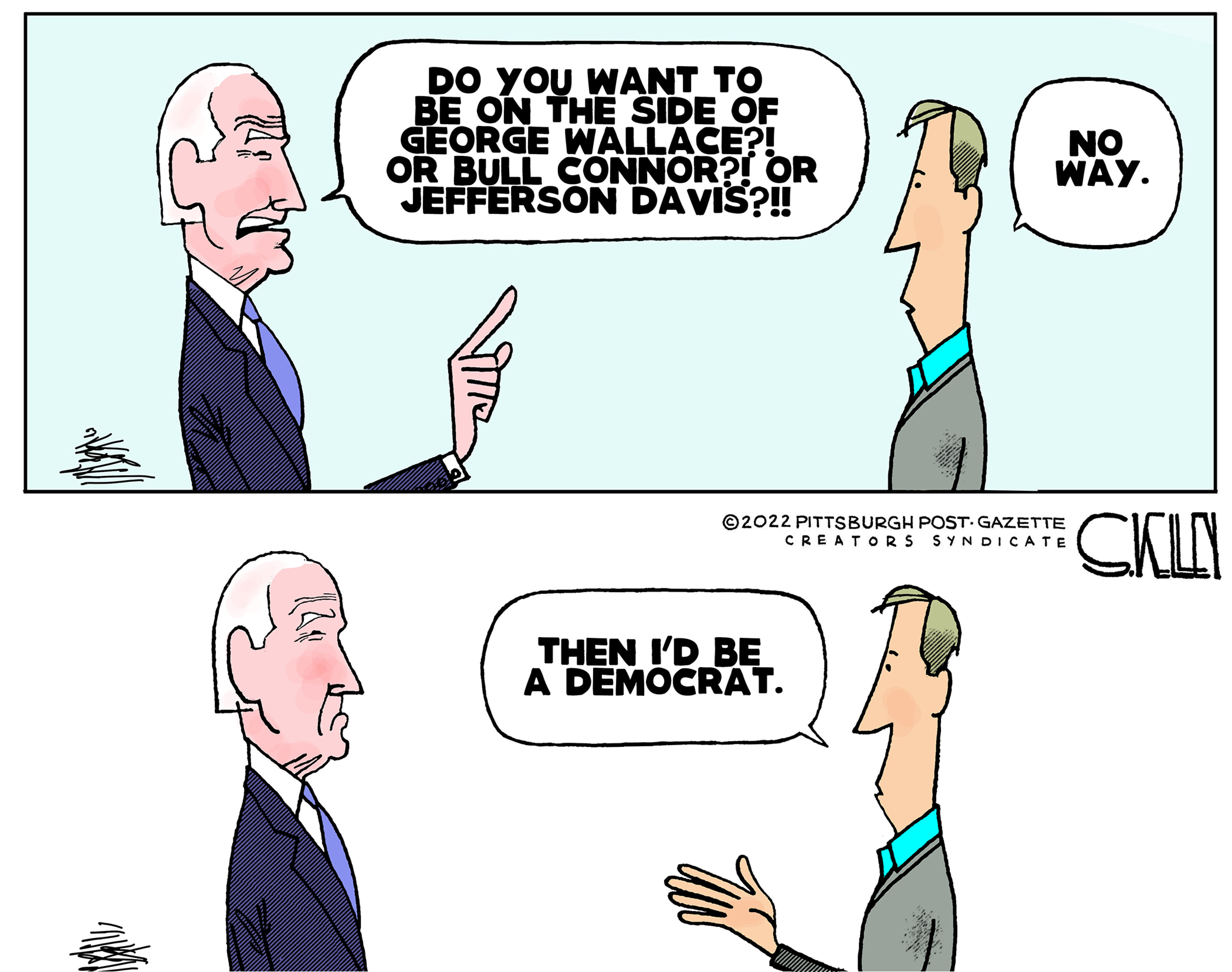 Political Cartoon.