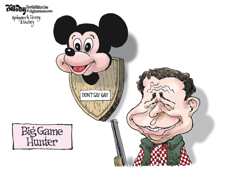 7 cartoons about the Republican war on Disney | The Week