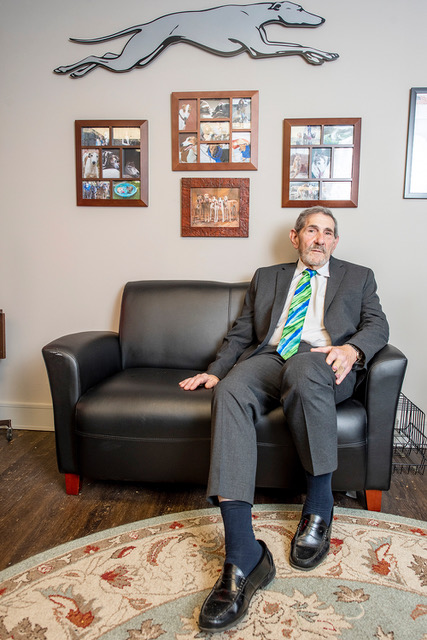 Lawyer Richard Rosenthal in his office