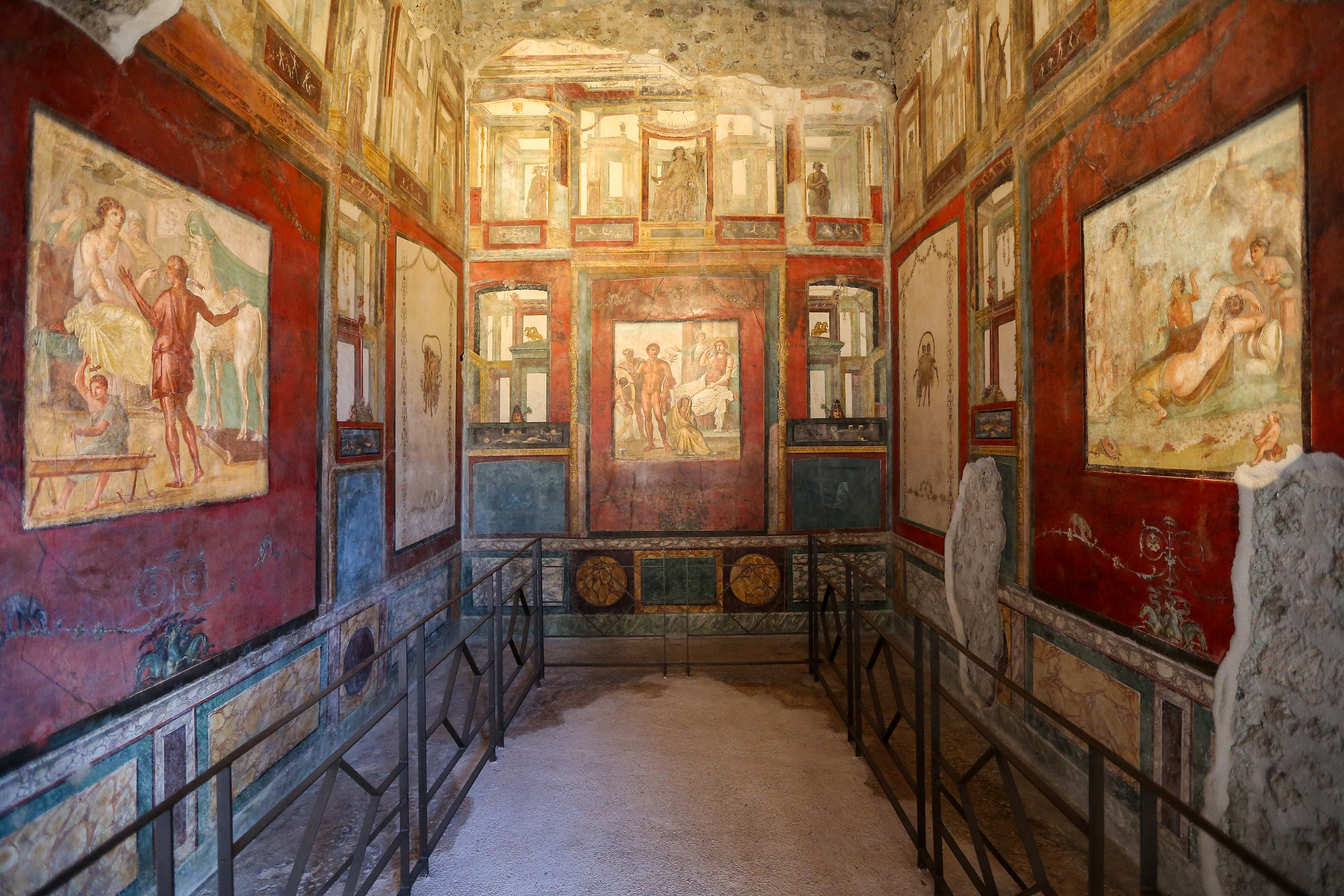 The House of the Vettii in Pompeii. 