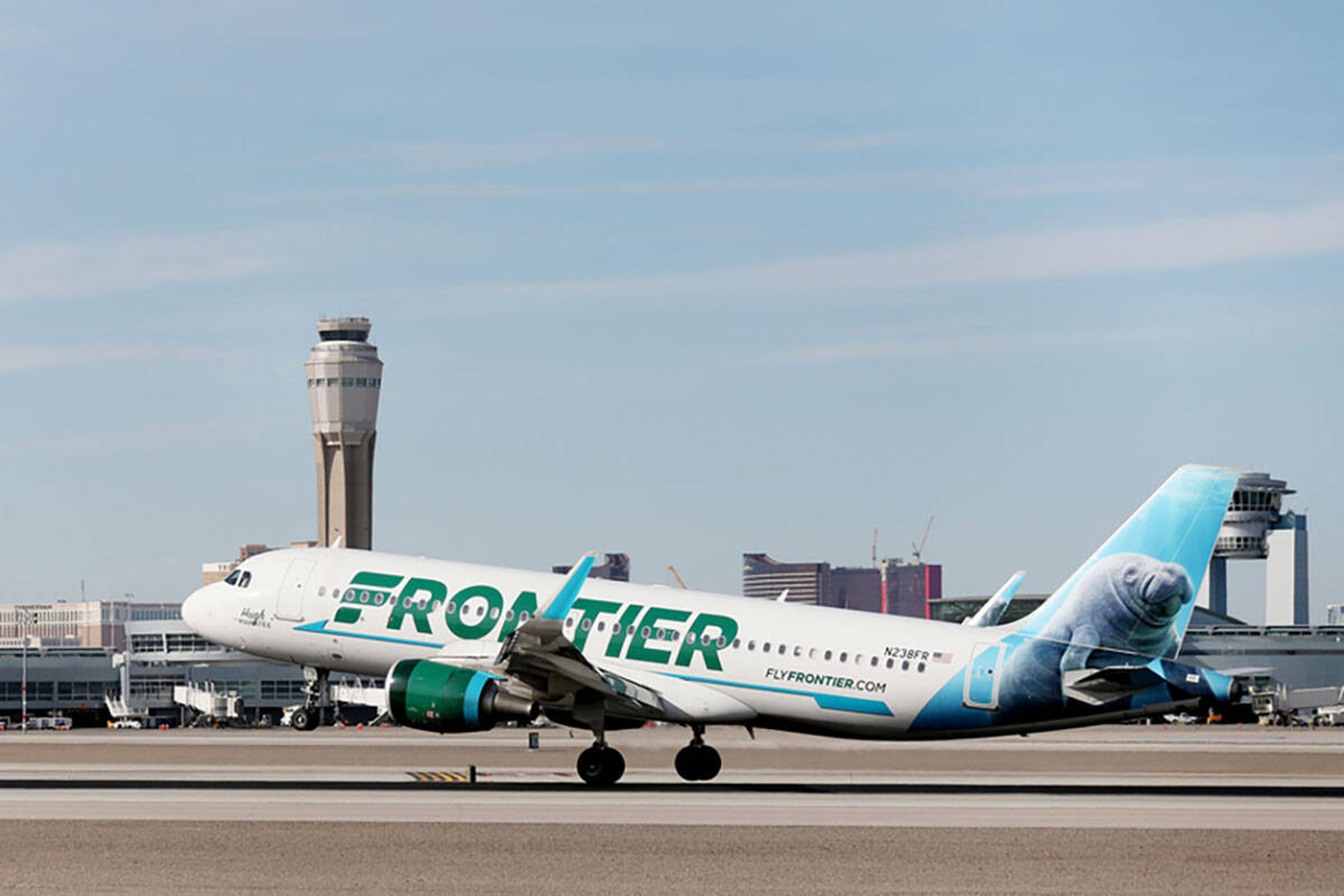 A Frontier plane.