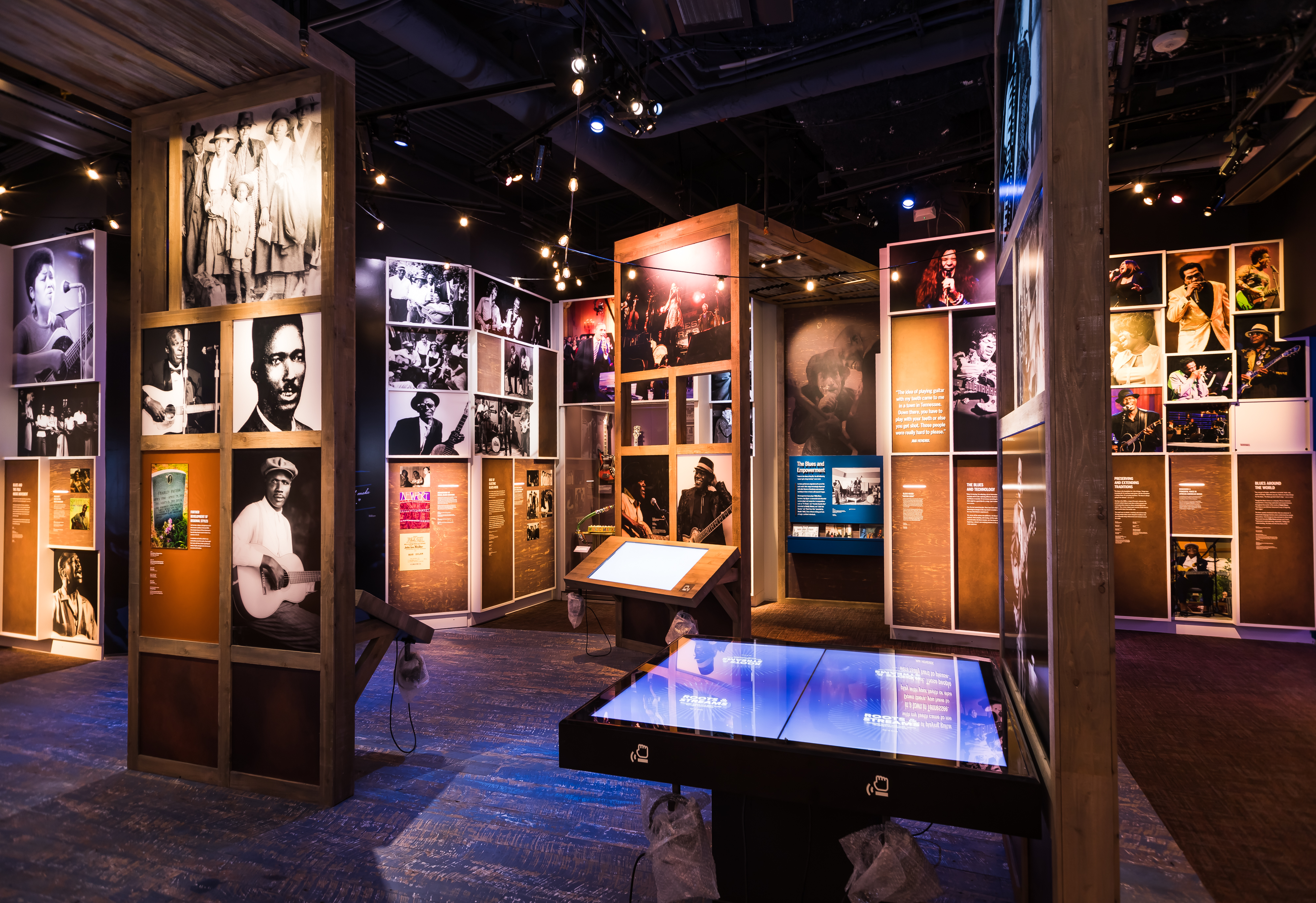 An exhibit at the National Museum of African American Music