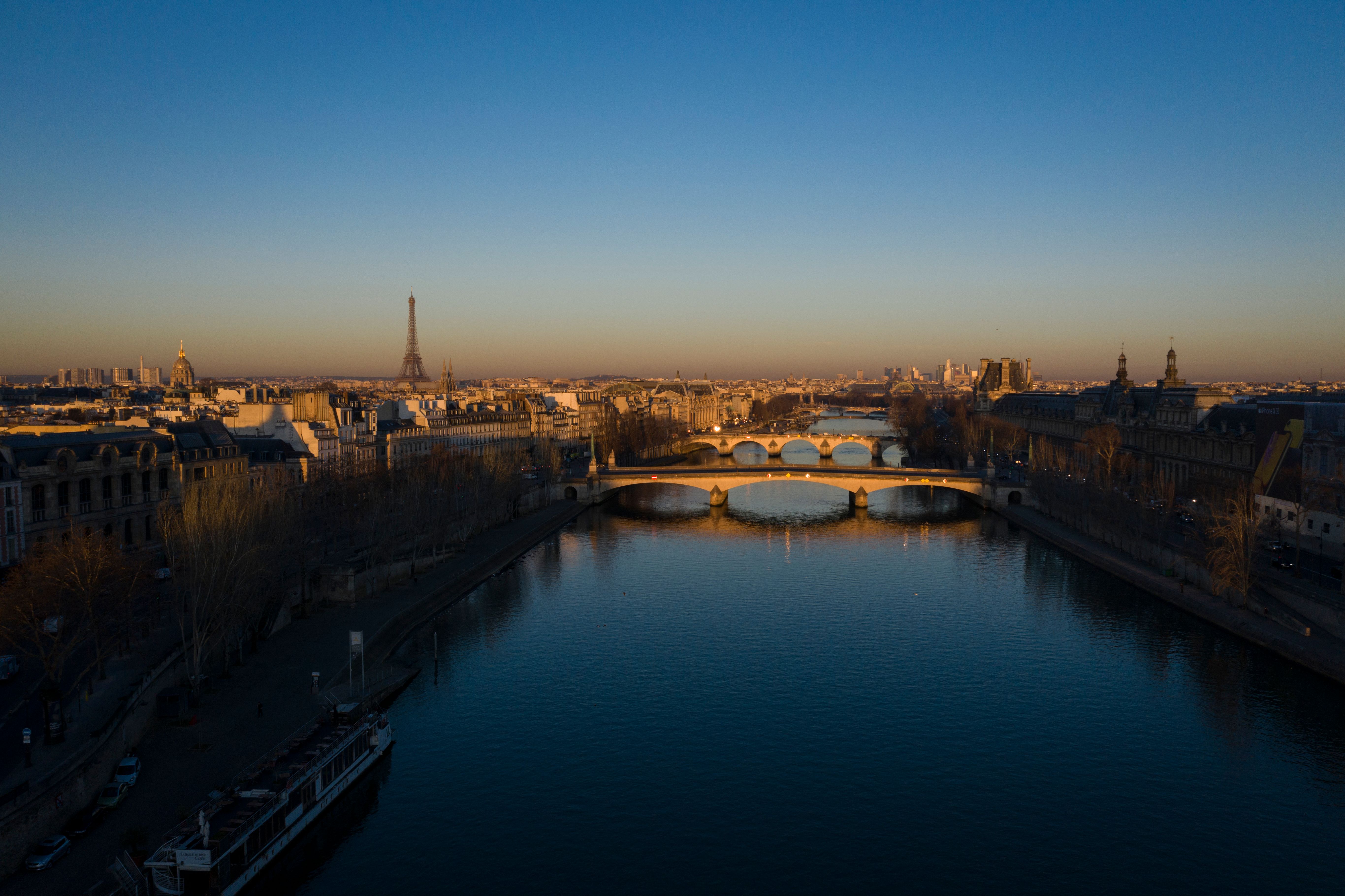 The River Seine in Paris.