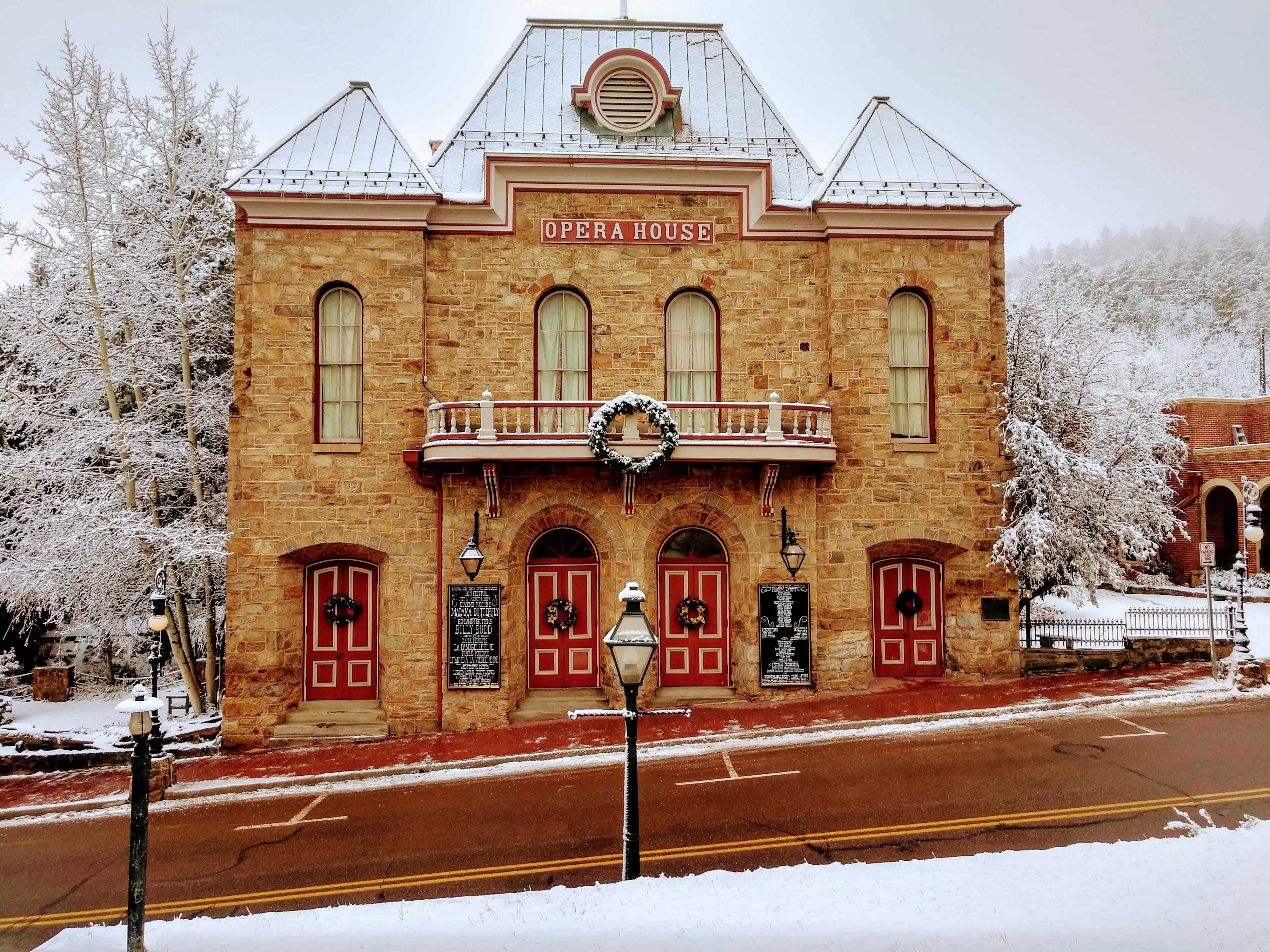 The front of the Central City Opera House 