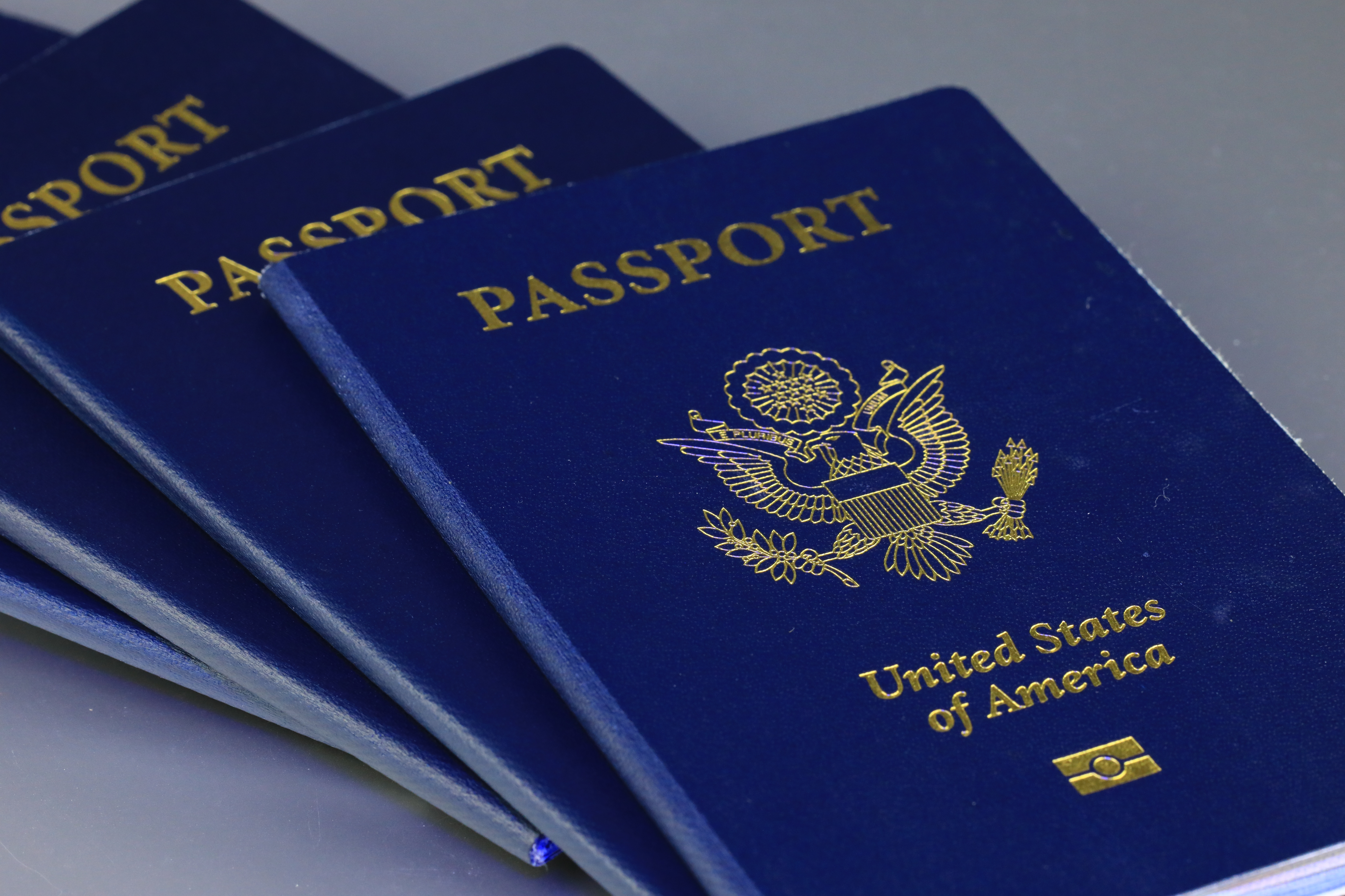 A stack of U.S. passports