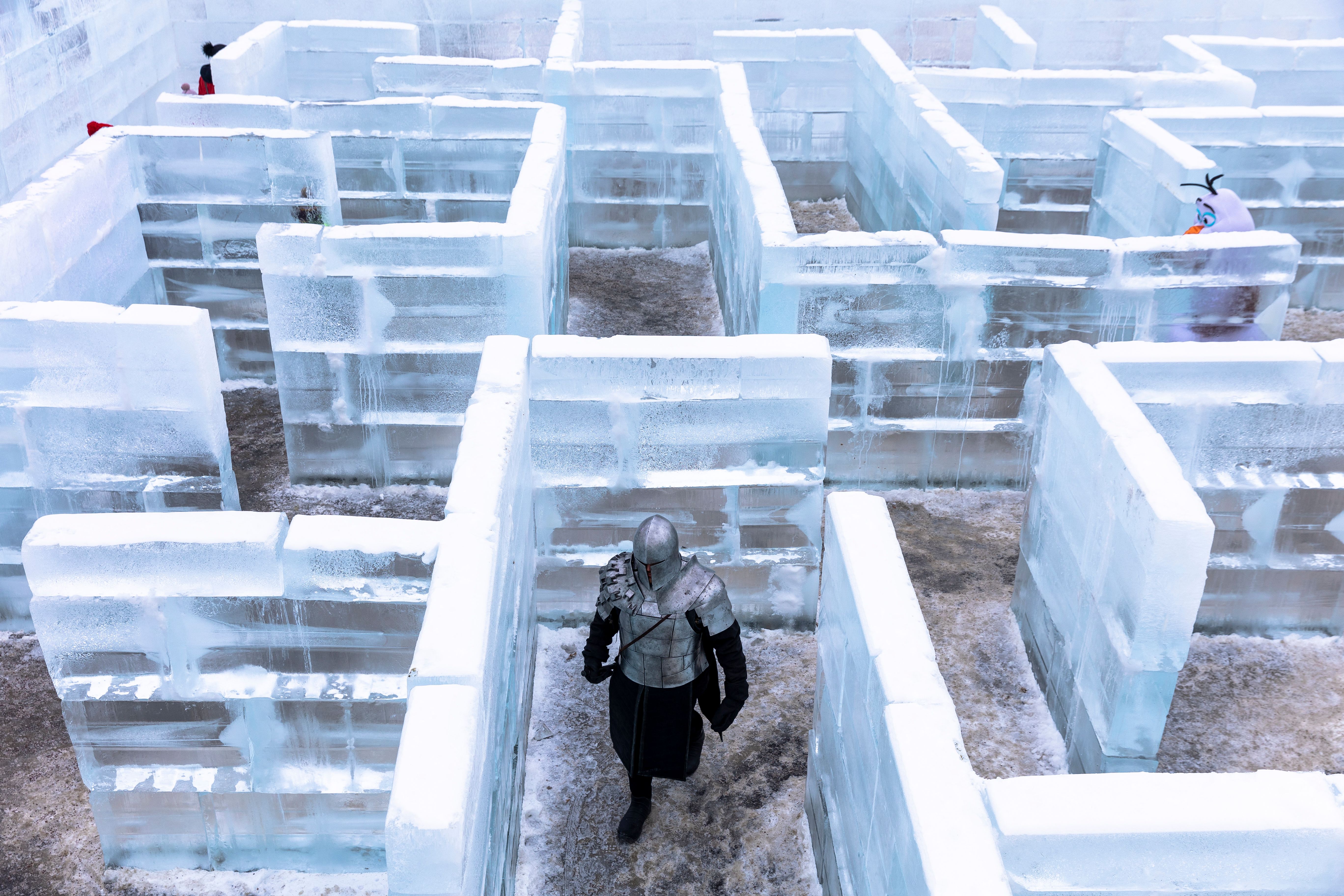 An ice maze.