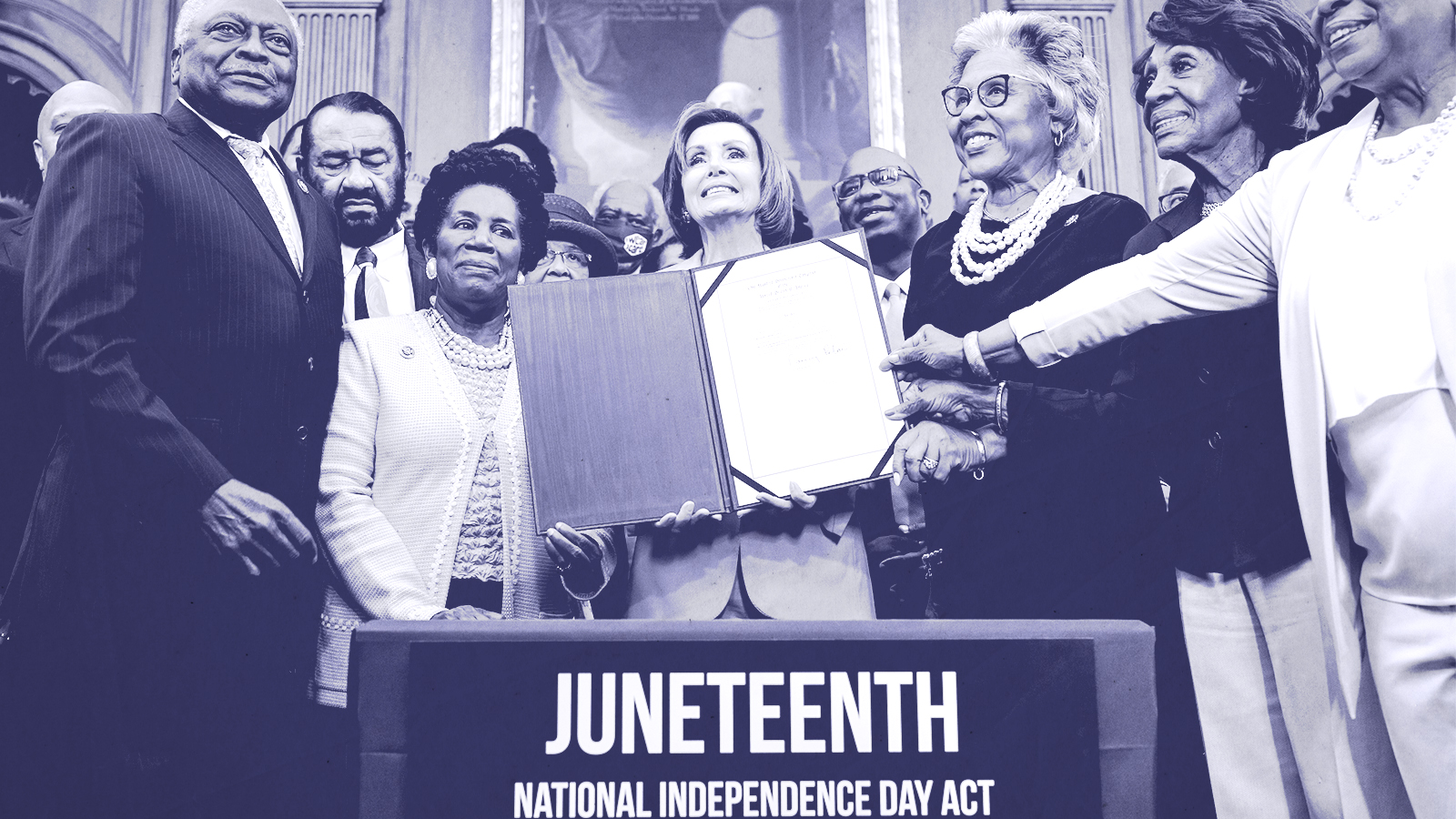 The passage of the Juneteenth holiday.