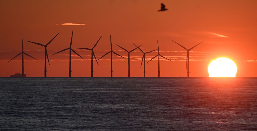 Wind farm in U.K.