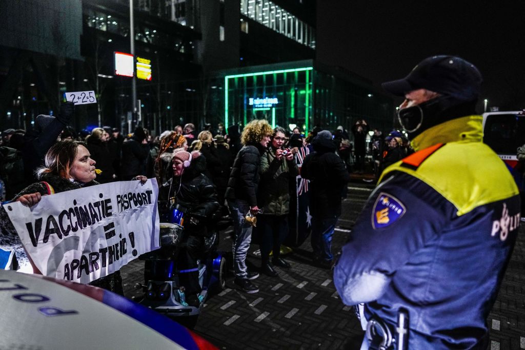 Dutch COVID protest
